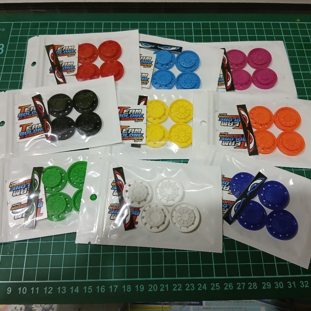 VELG ALCOA + RING Miniatur Bus Plastik 3D Print Halus