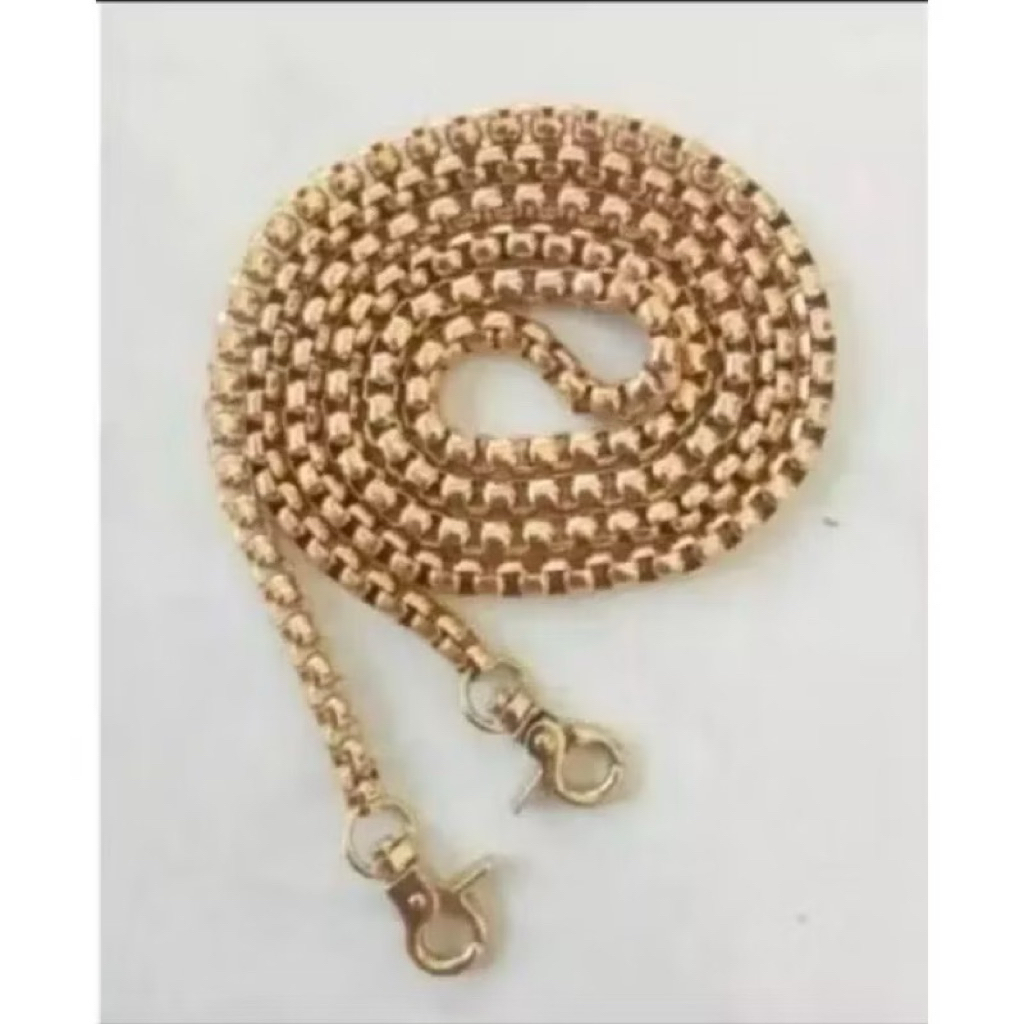 Rantai Tas ulir warna hitam dan gold