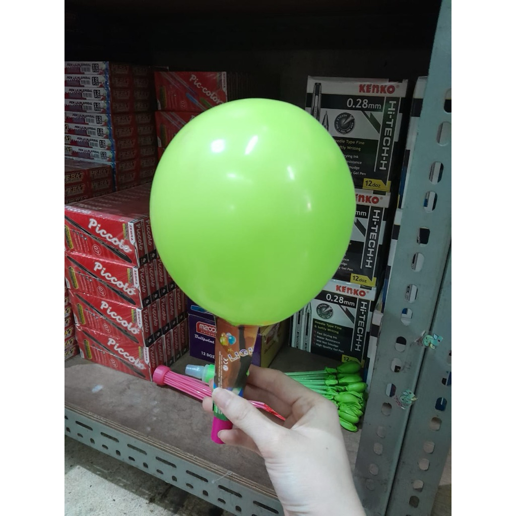 Balon Lampu , balon bentuk lampu, balon otomatis tidak bisa kempes cocok untuk mainan edukasi anak a