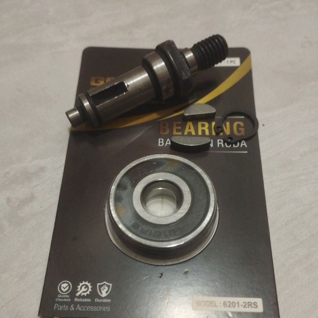 as  spindle+bearing+spi+snap ring mesin gerinda makita 9553