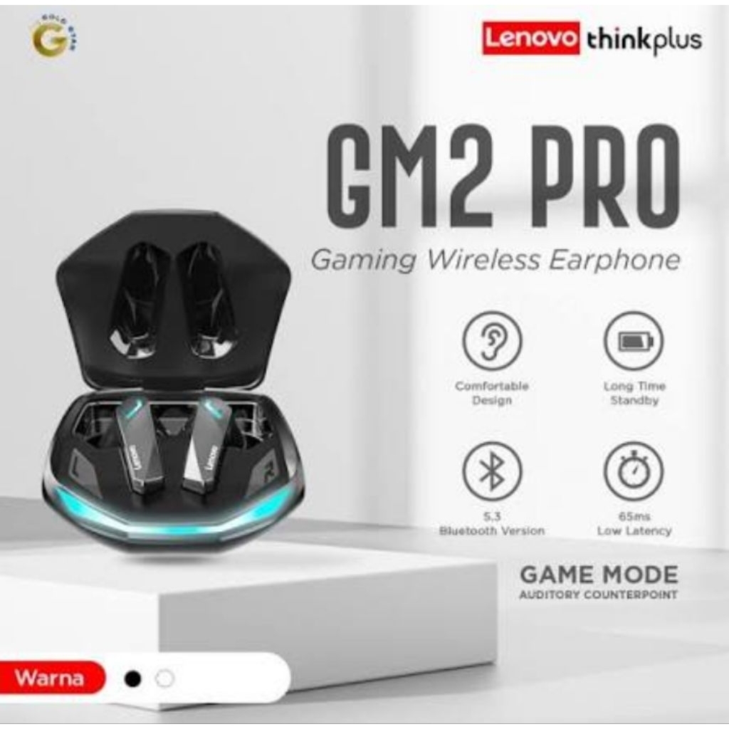 Lenovo Thinkplus gm2 pro tws headset bluetooth gaming