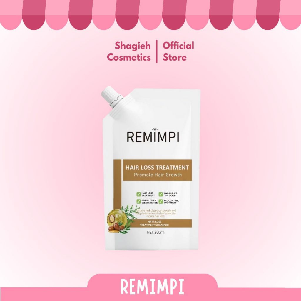 REMIMPI Shampo Penumbuh Rambut Original | Shampo Anti Rambut Rontok Ketombe