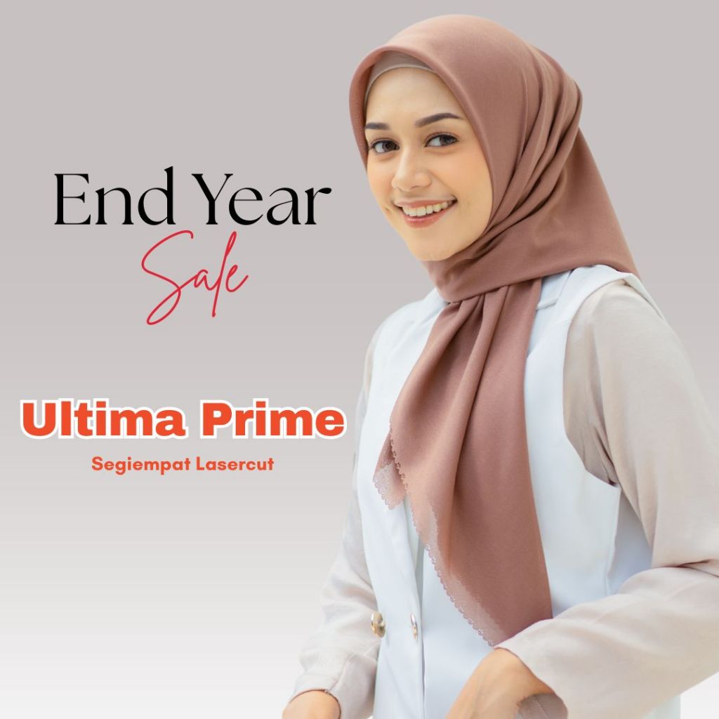 Raina Signature - Ultima Prime Segiempat Voal Premium