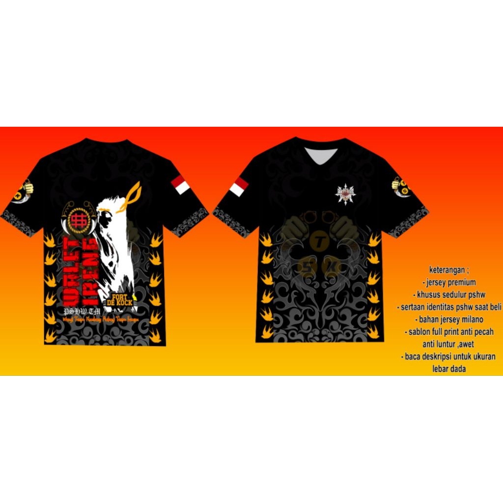 Jersey PSHW TM,,SH Winongo,,PSHT,,Kaos SH Winongo.