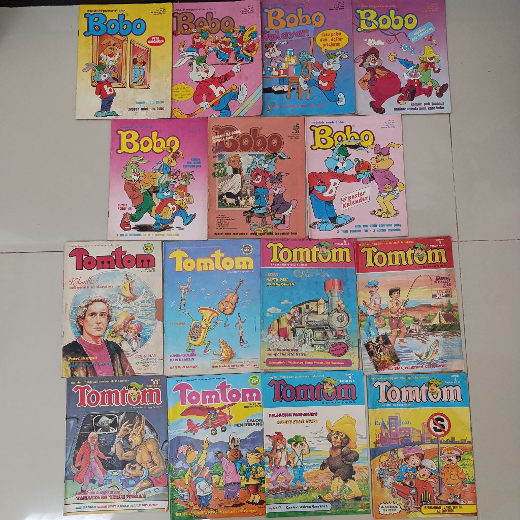 majalah anak jaman dulu majalah vintage th 1983-1995 (satuan) - majalah jadul - komik vintage lawas