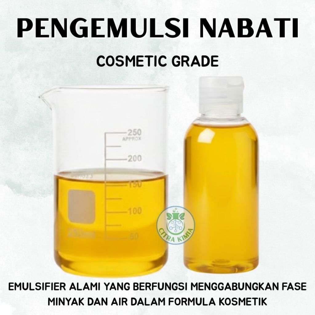 Pengemulsi Nabati 100gr Cosmetic Grade – Emulsifier Natural Lotion Cream Sabun DIY Skin Friendly