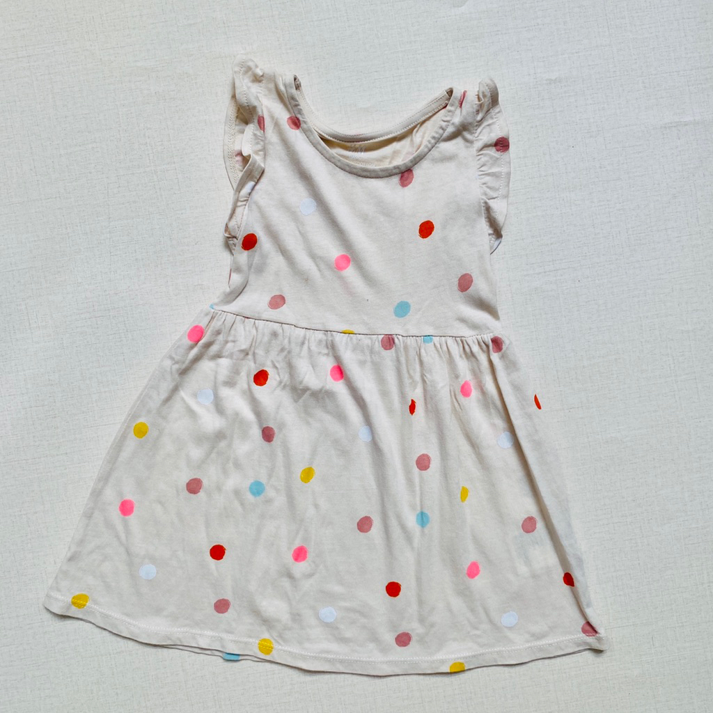 H&M Polkadot Dress Terusan Bayi Baby Anak Cewe Perempuan