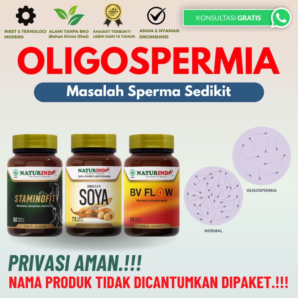 Obat Herbal Kesuburan Suami Oligospermia Teratozoospermia Asthenozoospermia Azoospermia Ampuh
