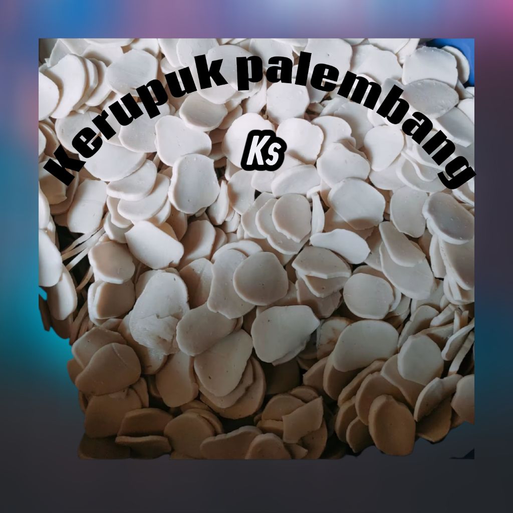 kerupuk palembang mentah/kerupuk gurih/kerupuk enak/kerupuk ikan per 1kg