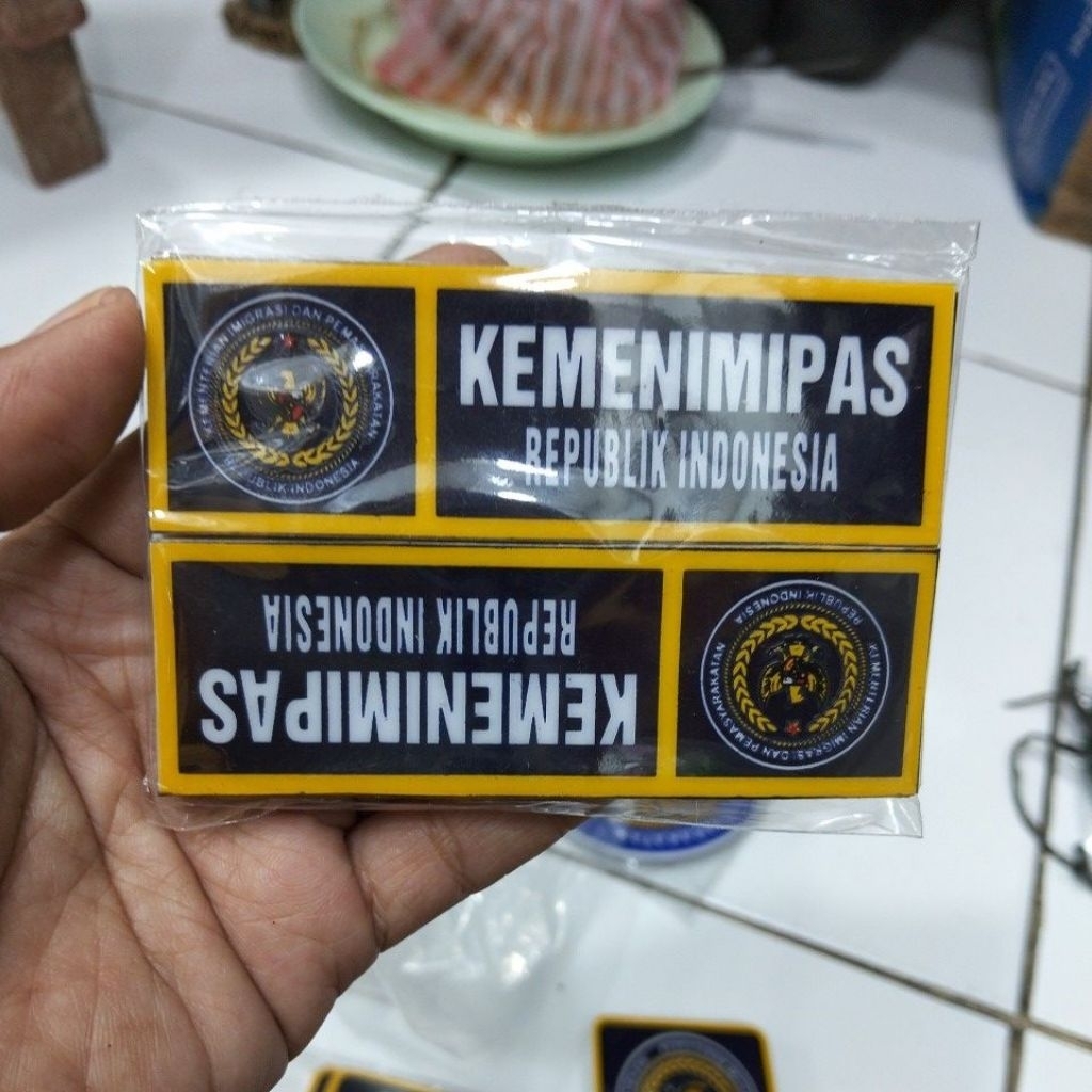 Stiker Motor Stiker Kaca Mobil Stiker Logo IMIPAS Stiker kementrian Imigrasi Dan pemasyarakatan RI