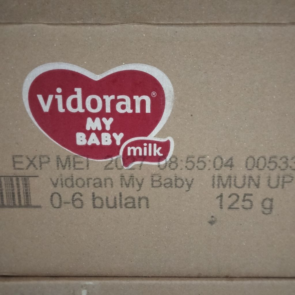 vidoran 1 karton 0-6 bulan 125 gr