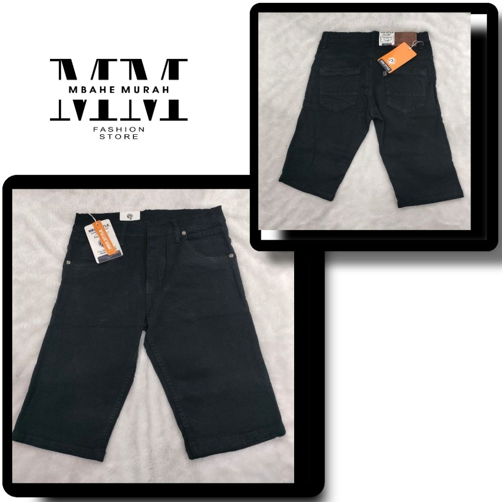 *** CELANA SOFT JEANS  NBX COWOK | PENDEK STREET 3/4 DEWASA***