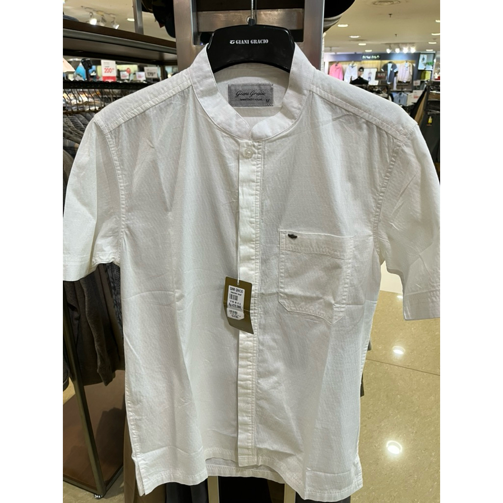 BAJU KOKO LENGAN PENDEK|BUSANA MUSLIM COWOK MERK GIANI GRACIO