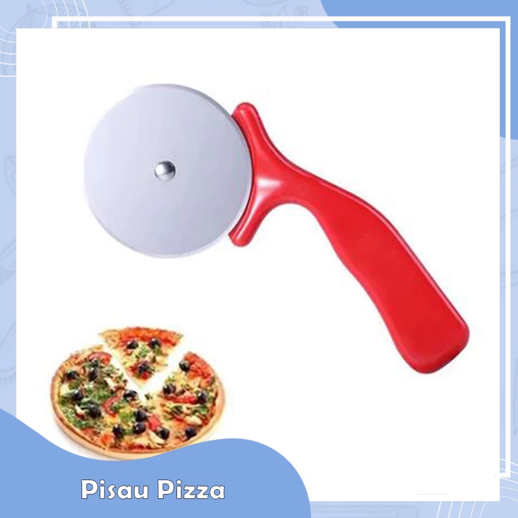 Pisau Pizza / Adonan / Kue Bawang Stainless