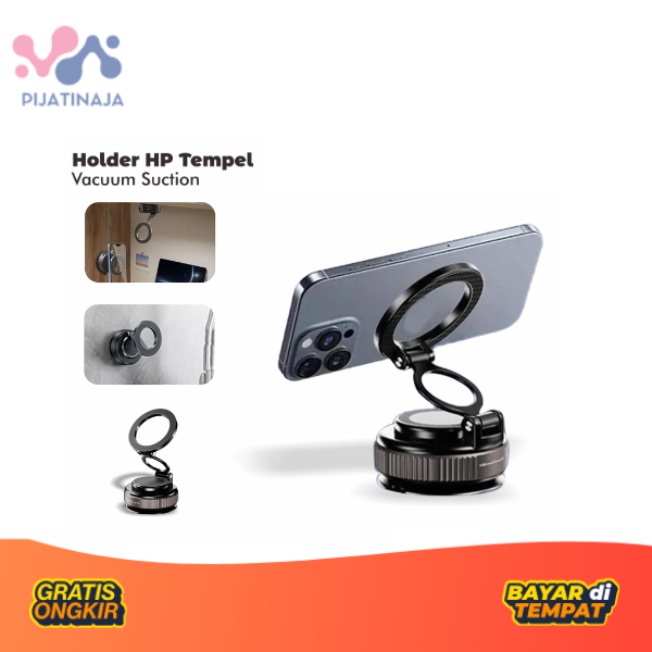 Holder HP Vacuum Suction Bracket Magnetic 360° Premium High Adsorption Holder HP Magnetik Dudukan St