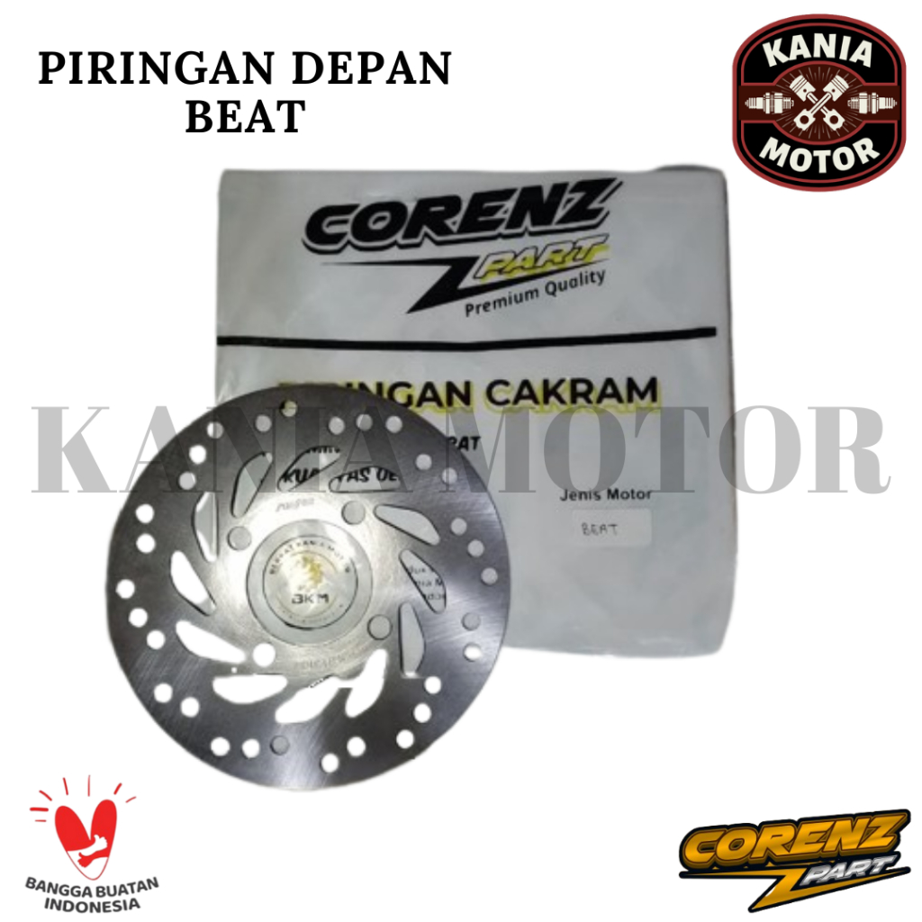 Piringan Cakram Depan Beat Karbu Vario Karbu Corenz Part