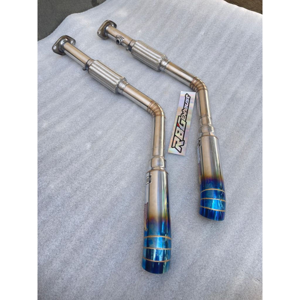 KNALPOT CUMI DARAT GRANDMAX BUANG SAMPING BRONG+FLEKSIBEL RBGEXHAUST