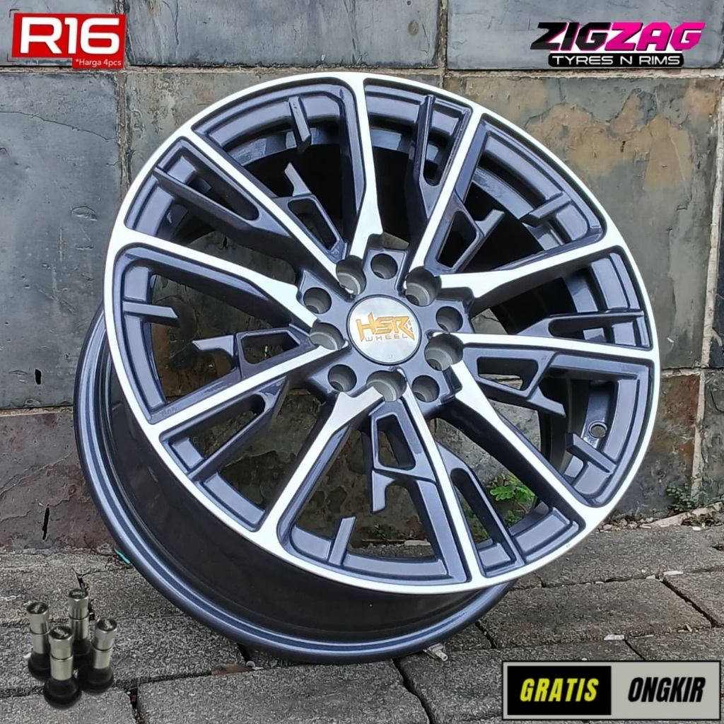 Velg Racing R16 Wuling Cortez XL 7 Ertiga Luxio Pelek HSR Ring 16 Banua