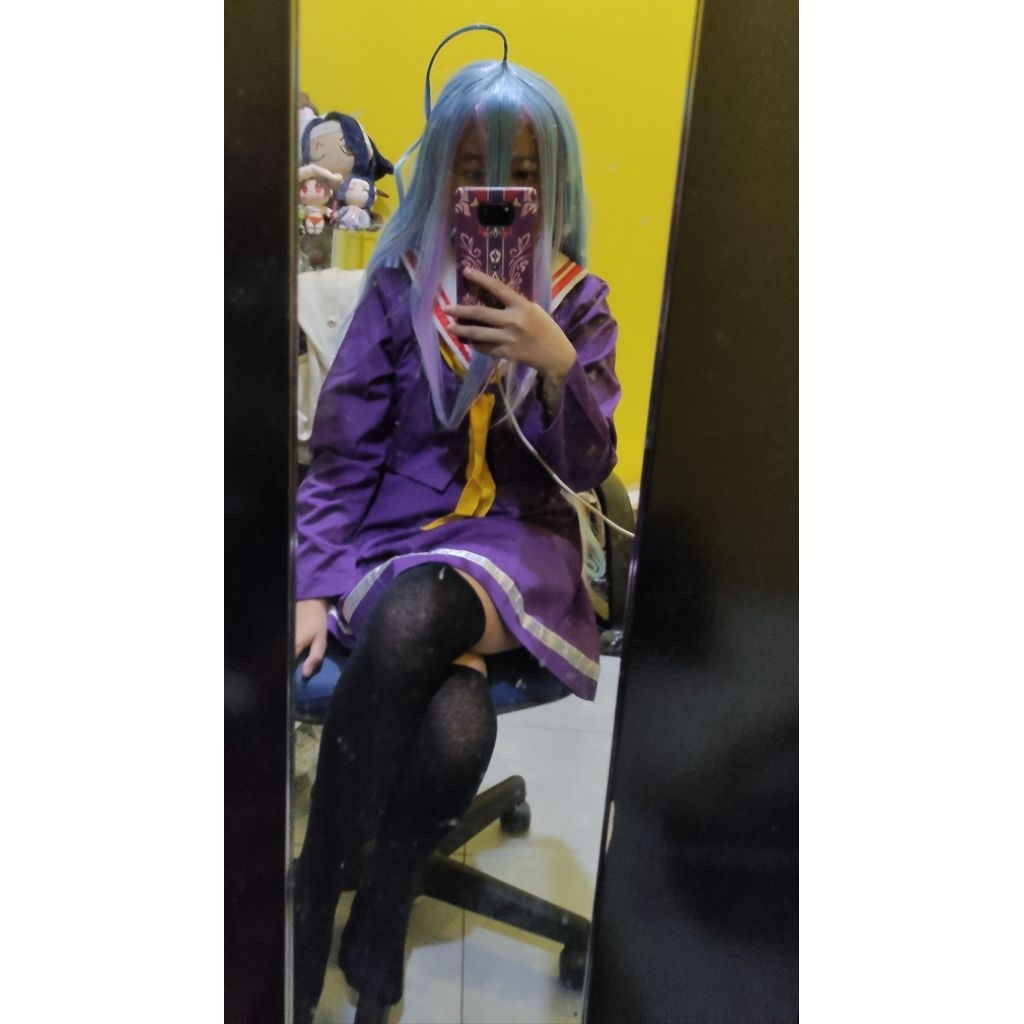 FULLSET COSPLAY SHIRO NO GAME NO LIFE