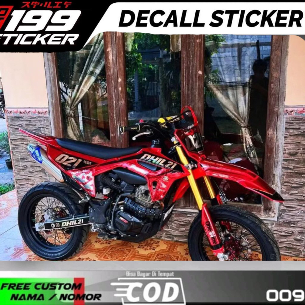 199sticler Decal keren crf 150 l wr KLX dtx