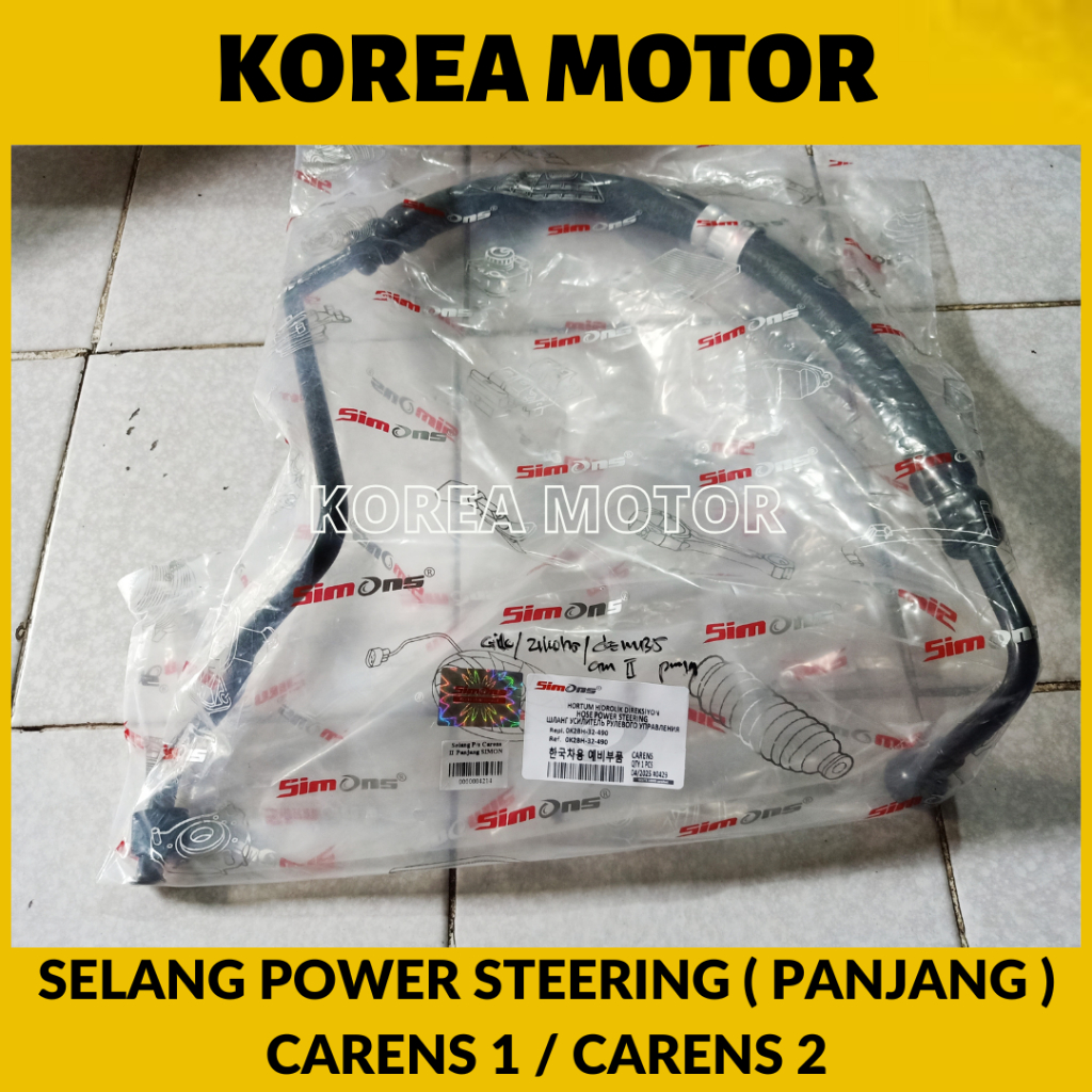 Selang Power Steering Panjang Kia Carens 1 Carens 2 Caren Hose Pressure Power Stering