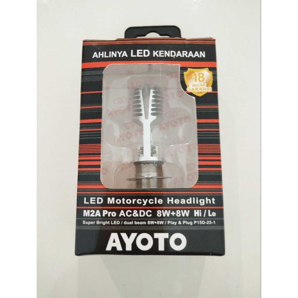 Led H6 Ayoto M2A Pro 8W+8W AC&DC