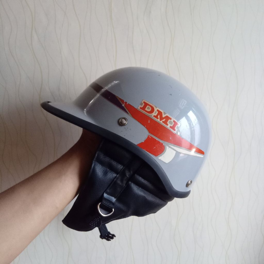 helm jadul klasik vintage DMI cetok/cebok original warna rare