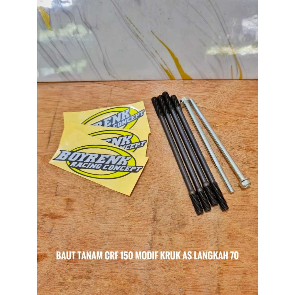 BAUT TANAM CRF150 MODIF KRUK AS LANGKAH 70 - BOYRENK RACING CONCEPT