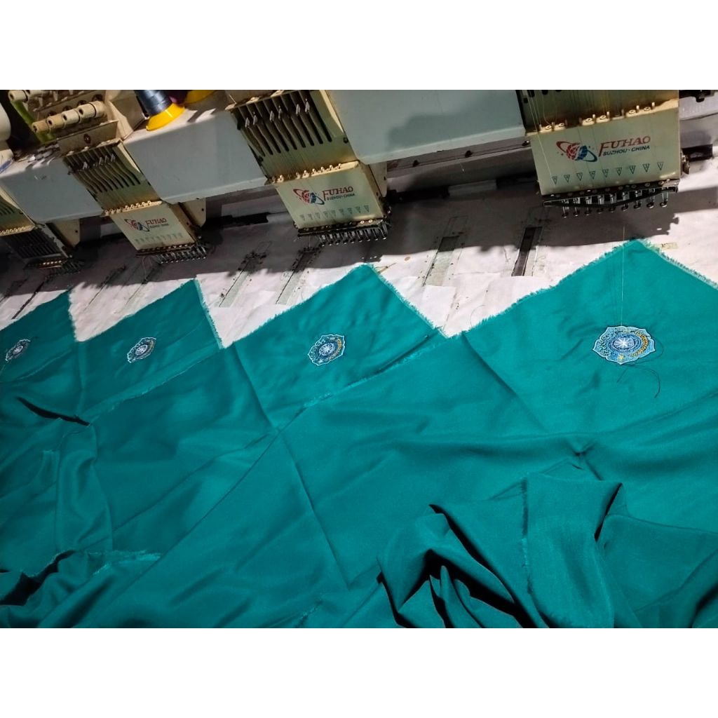 Jilbab/hijab/kerudung/Segi empat rawis logo PKK/warna PKK/Nasional/ready setok