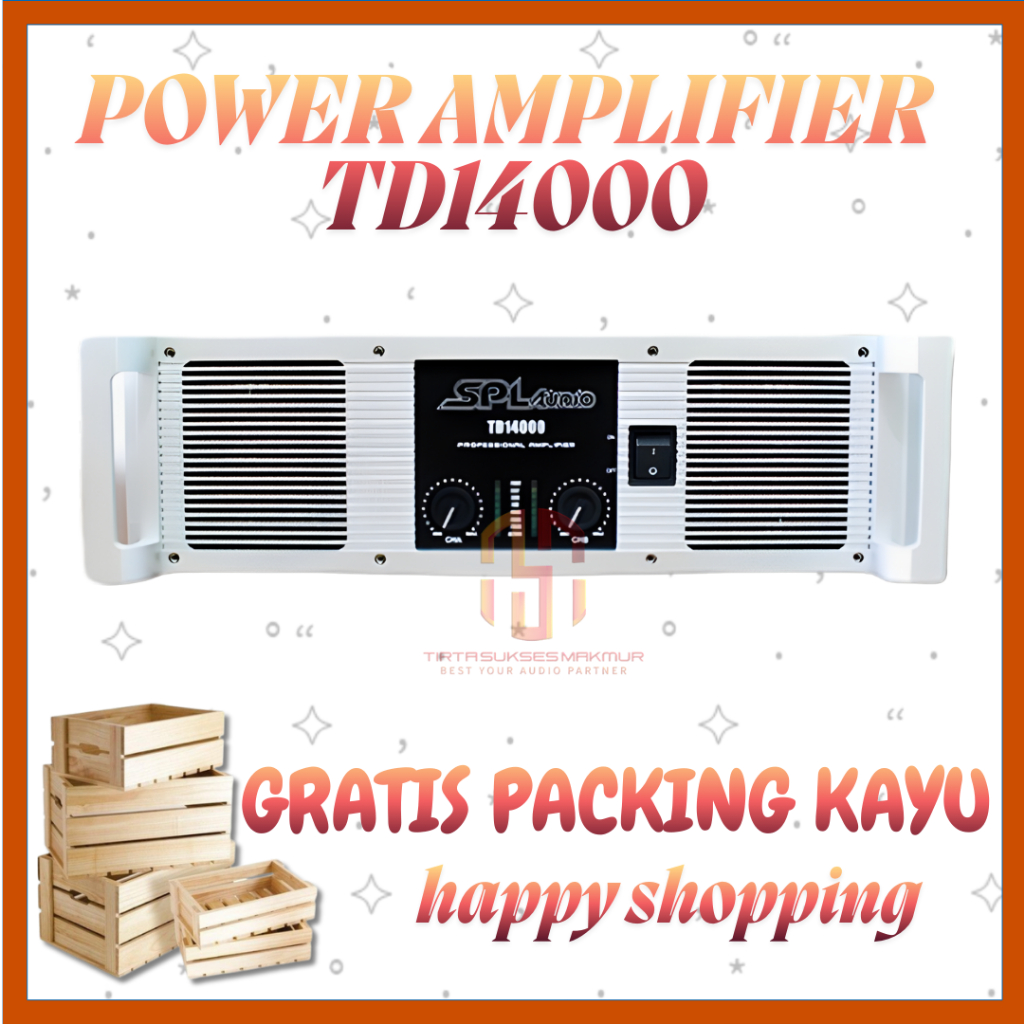 POWER SPL AUDIO TD14000 2X2200WAT