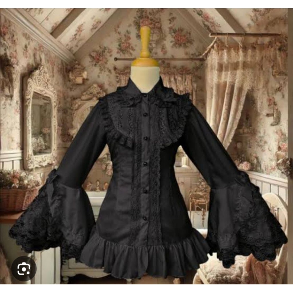 [WTS/PRELOVED] INNER LOLITA BLACK PREMIUM YUKA SHOPPU