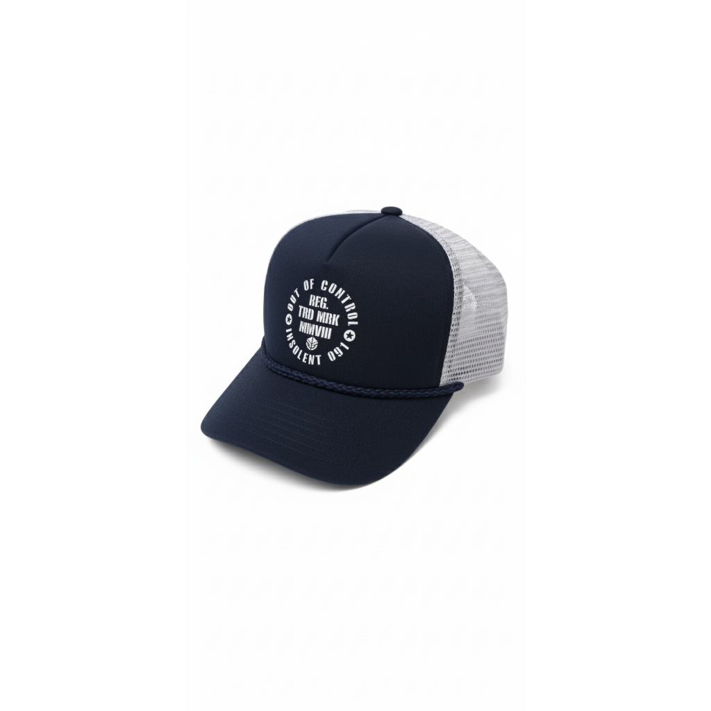 Topi trucker jaring kombinasi premium