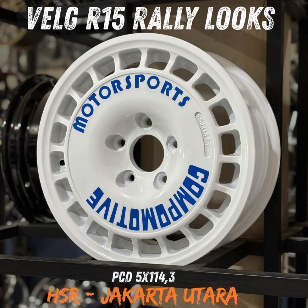 Velg Rally COMPOMOTIVE R15 Pelek Rush Terios Captiva Xpander RING 15 - VIP AUTOSTYLE HSR VELG KELAPA
