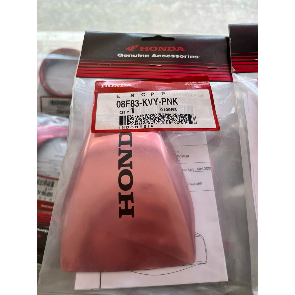 GARNISH TUTUP BAK CVT BEAT KARBU PINK