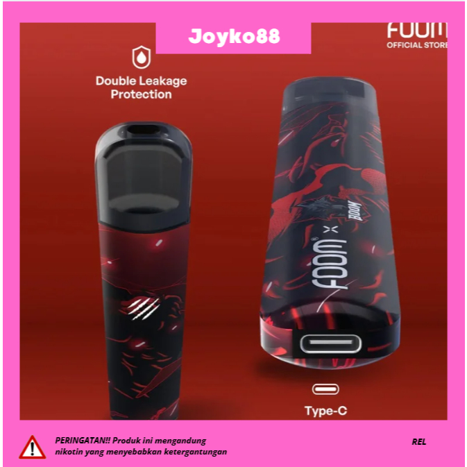 FOOM POD X CHAMPION SERIES GAMING RED TEAM BY FOOM 100% AUTHENTIC