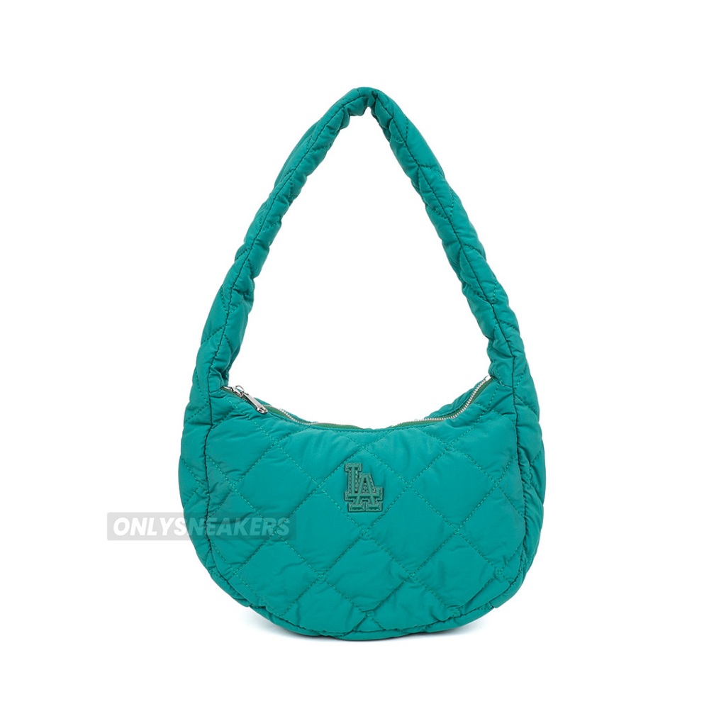 MLB QUILTED HOBO BAG MEDIUM LA DODGERS GREEN
