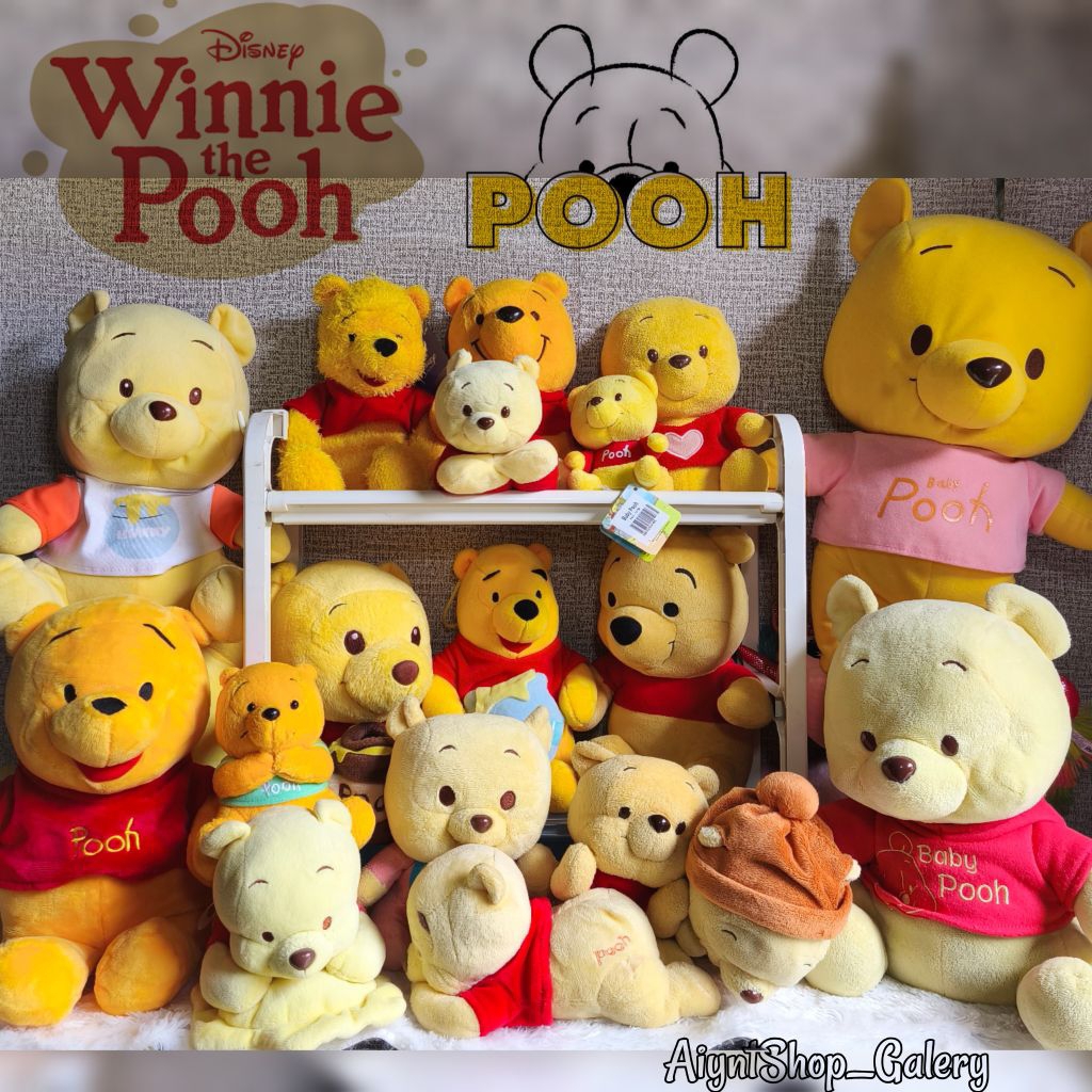 BONEKA WINNIE THE POOH ORIGINAL. BONEKA POOH DISNEY. BONEKA DISNEY ORIGINAL