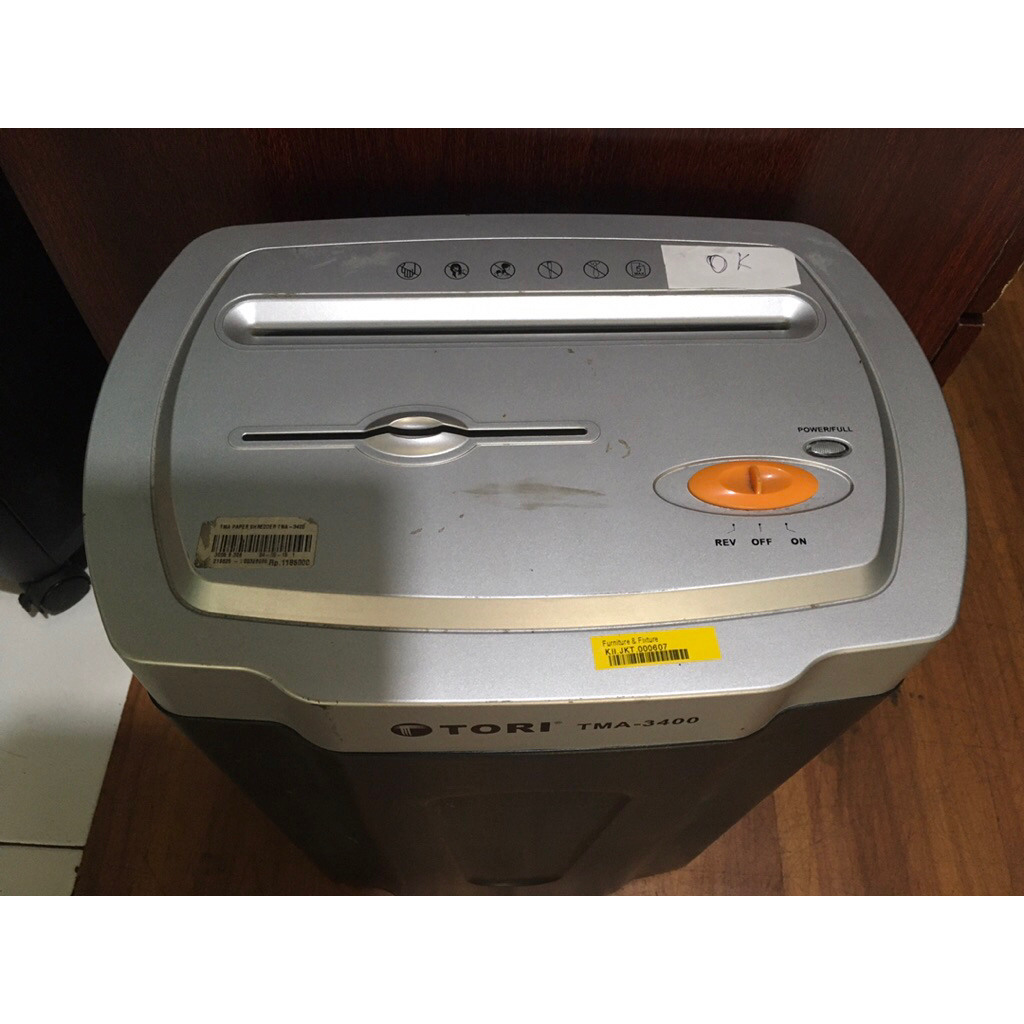TORI TMA-3400 Penghancur Kertas dan CD bekas