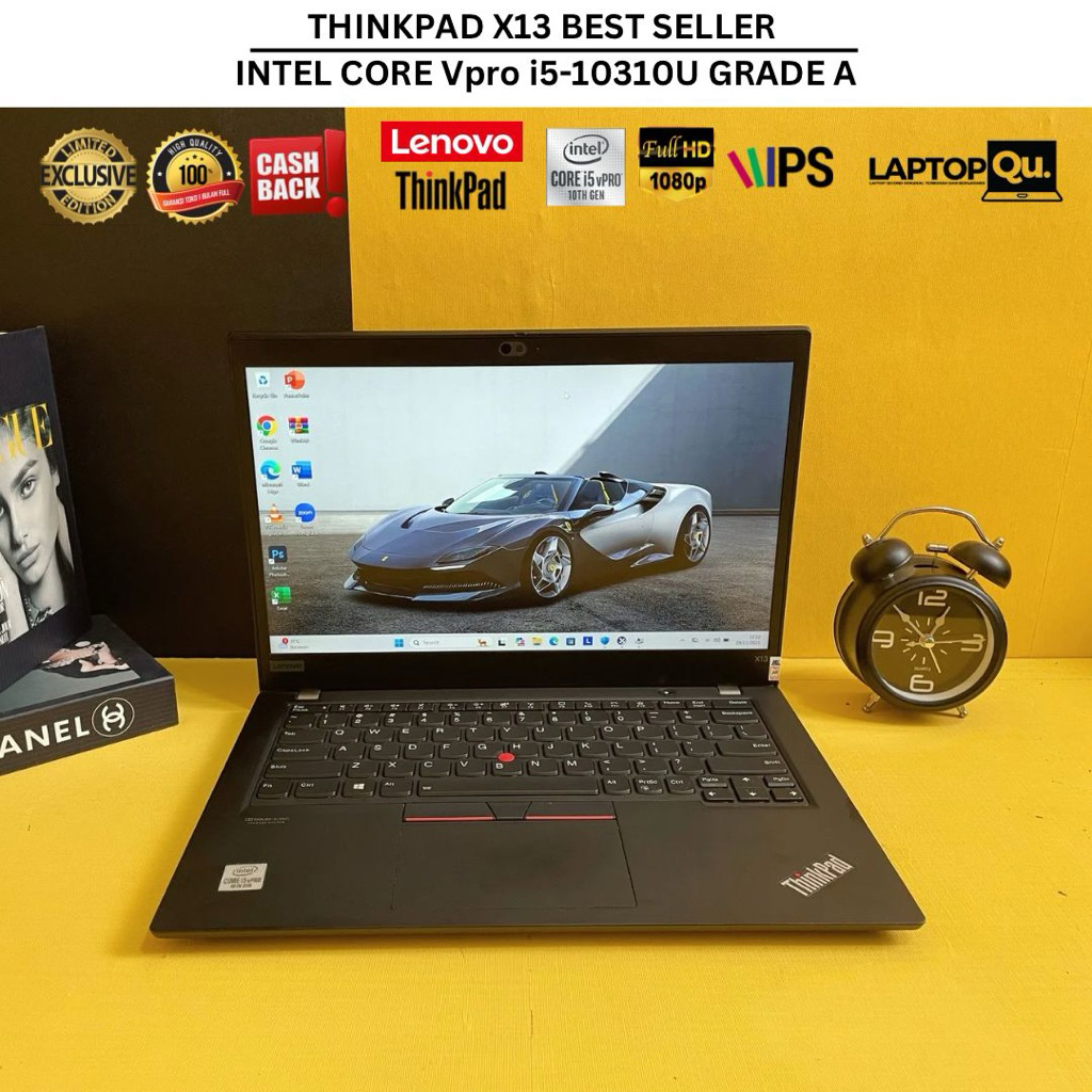THINKPAD X13 i5-10310U Vpro RAM 16GB/SSD 512GB/BACKLITE/FHD IPS/GRADE A