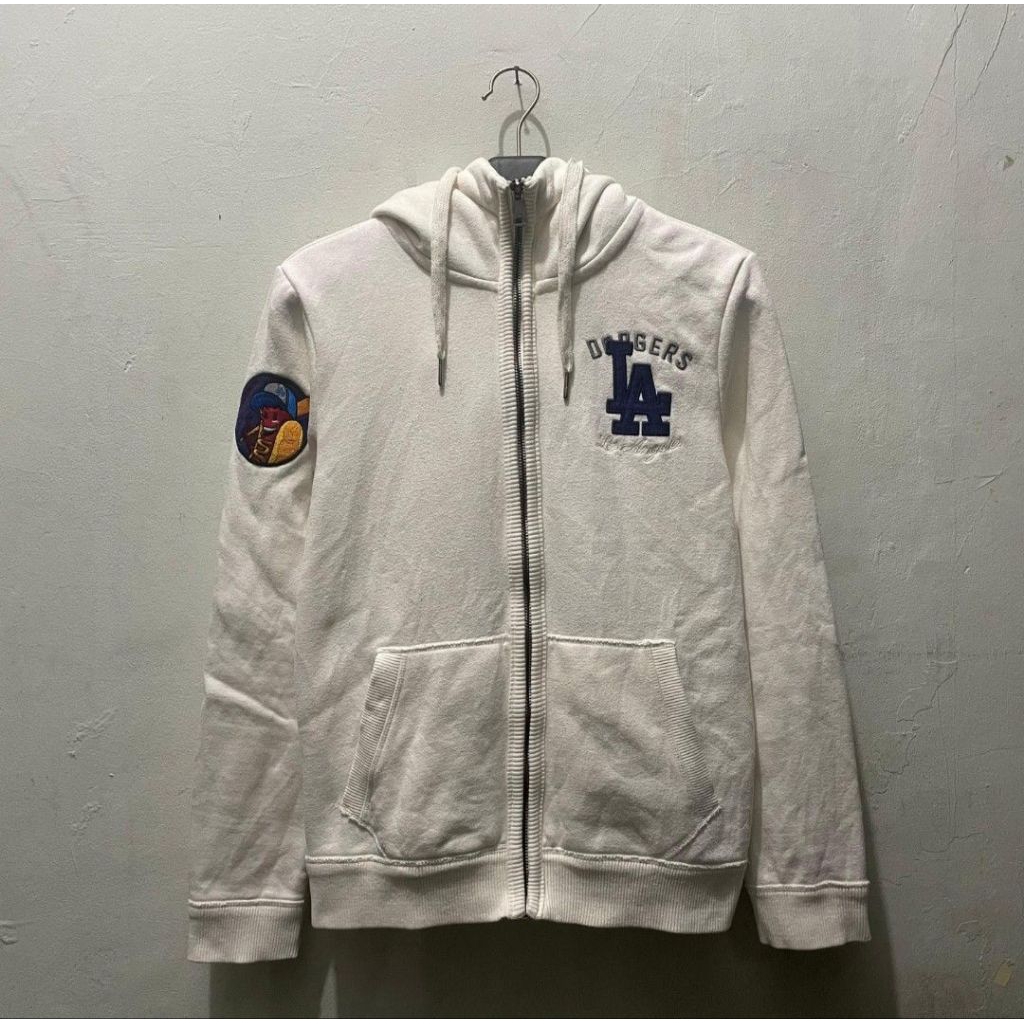 mlb la dodgers zip hoodie