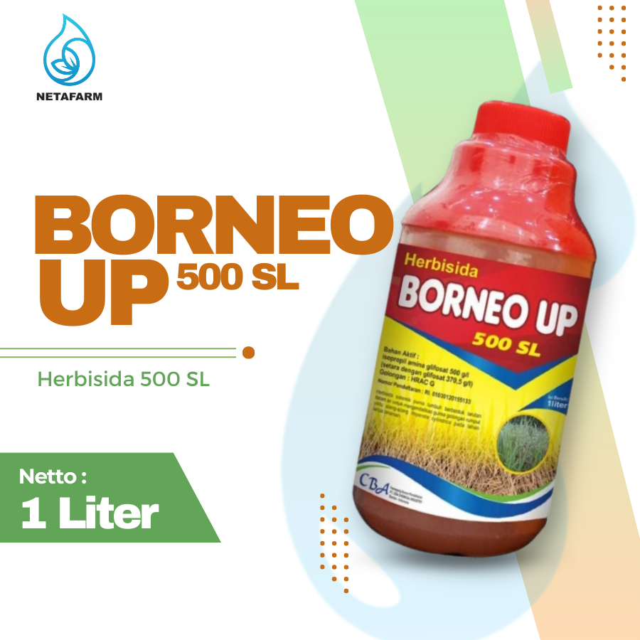 HERBISIDA BORNEO UP 500 SL PEMBASMI ANEKA GULMA - 1 LITER