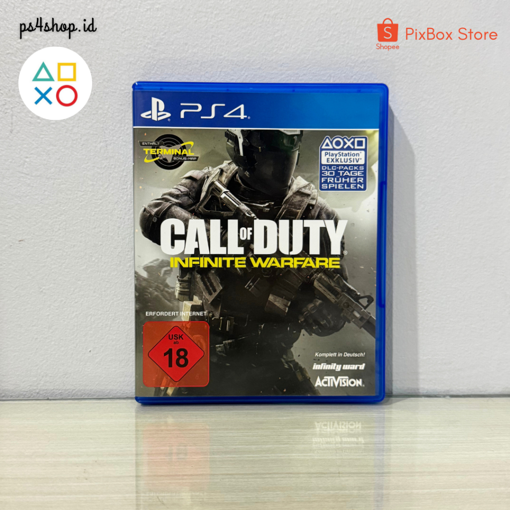 BD Kaset Call Of Duty Infinite Warfare PS4 Bekas Second Original Murah | COD IW Shooting Games Futur