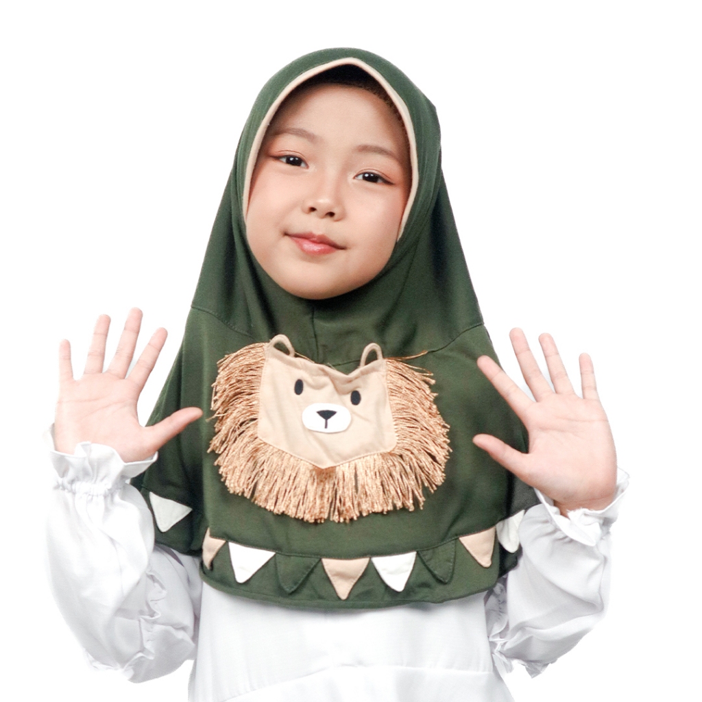 Rabbani - Kerudung / Jilbab Anak Instan Bani Batuta Krukid Leona