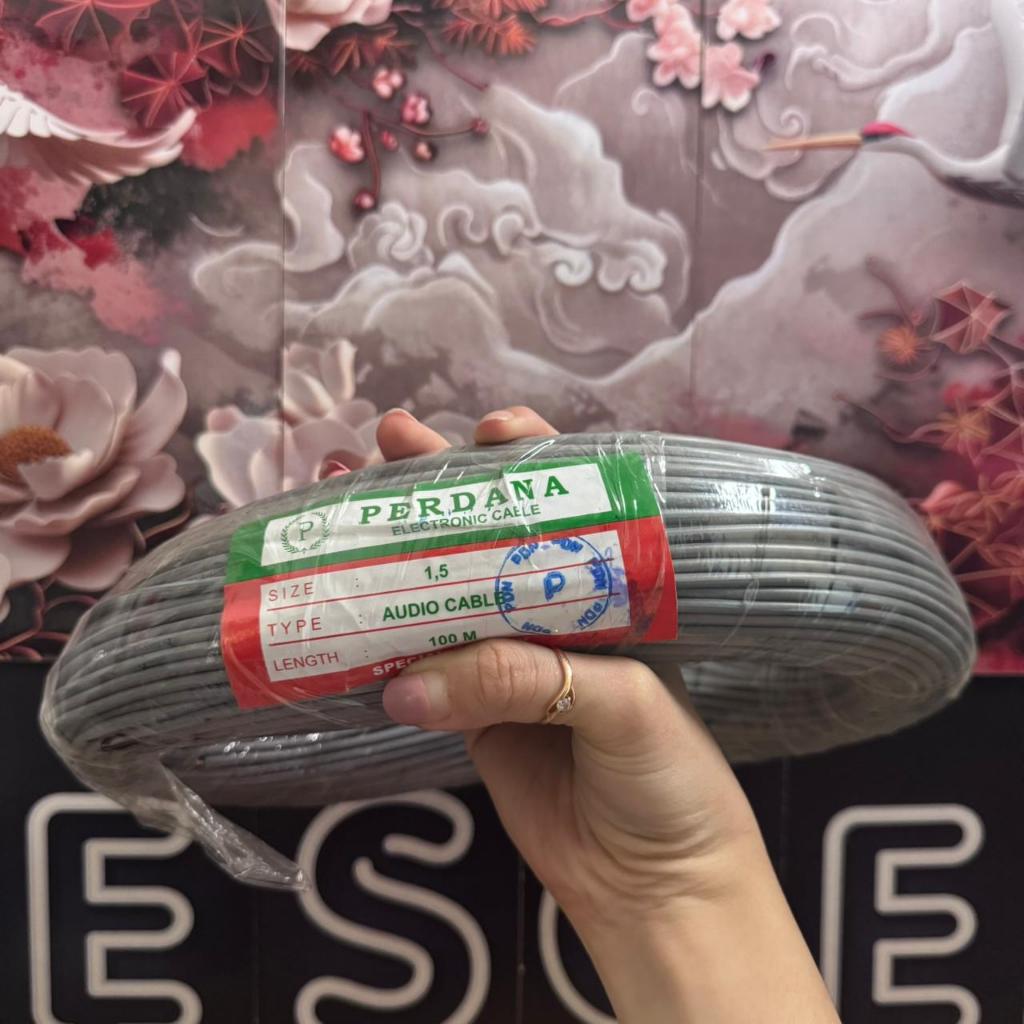 ORIGINAL KABEL SERABUT PERDANA 1.5MM KABEL SPEAKER PERDAAN KABEL AUDIO PERDANA