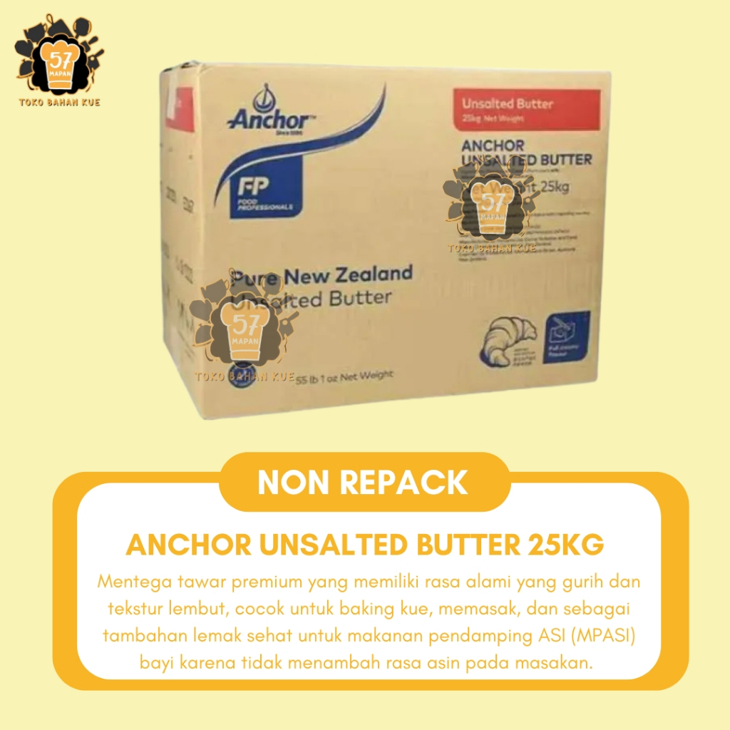 [DOS] BUTTER ANCHOR UNSALTED 25KG