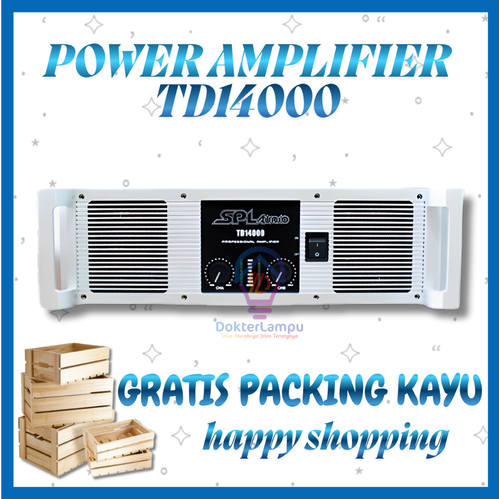 POWER SPL AUDIO TD14000 2X2200WAT
