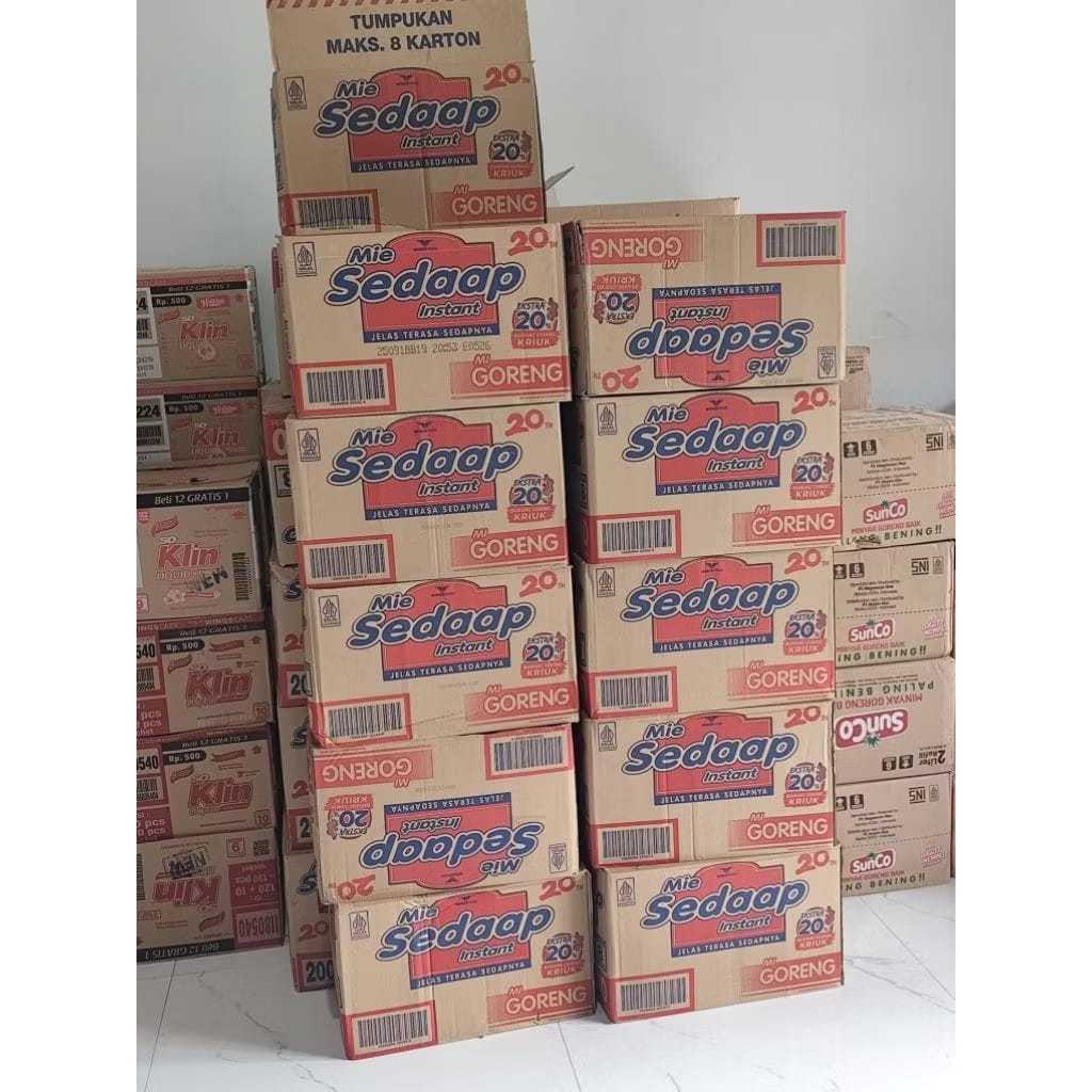 1 Dus Mie Sedap Goreng Isi 40 Pcs Termurah