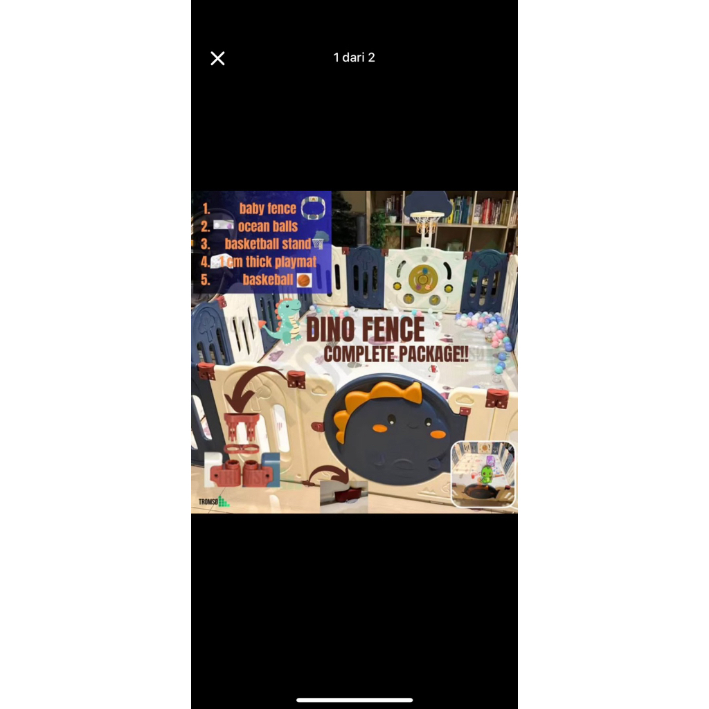 pagar playground preloved