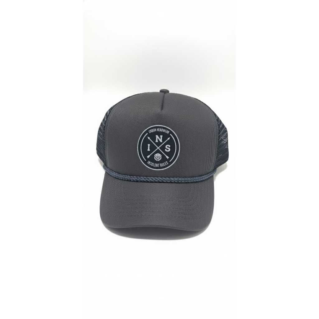 Topi trucker jaring kombinasi premium