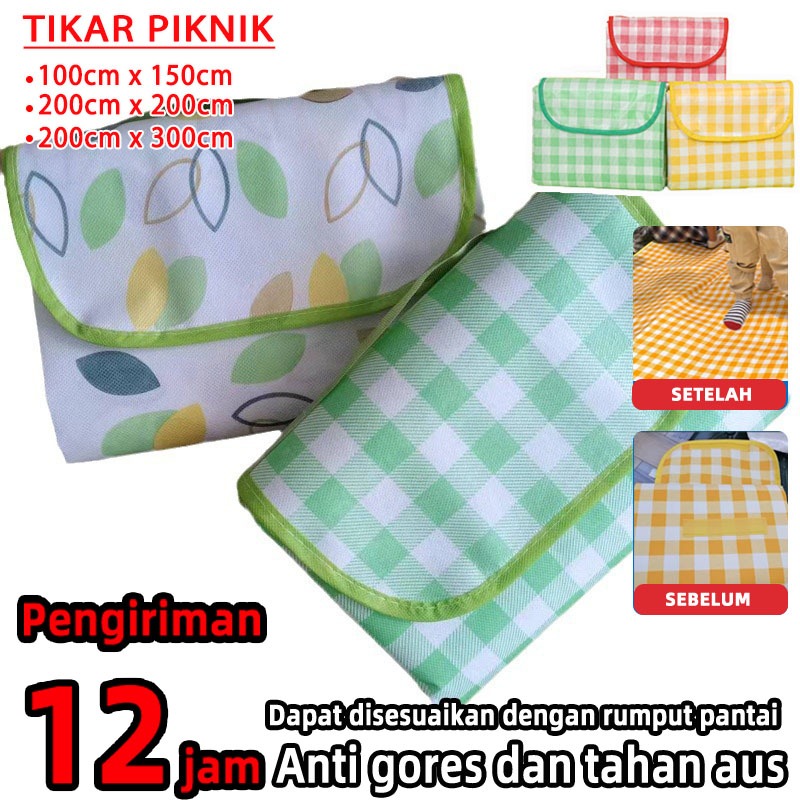 [Pengiriman cepat] tikar piknik waterproof estetik tikar camping waterproof alas tikar piknik tikar 